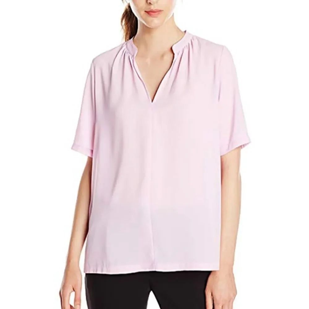 NYDJ double georgette pop over blouse size large